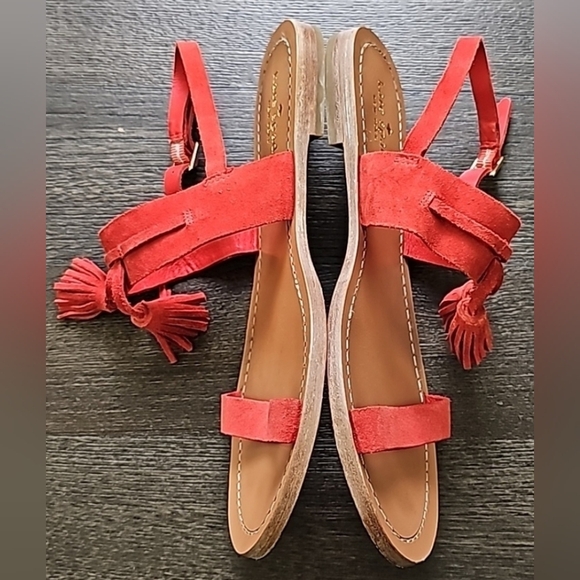 Kate Spade New York Carlita Suede Tassel Sandals, Women's Size 8 - Picture 5 of 13